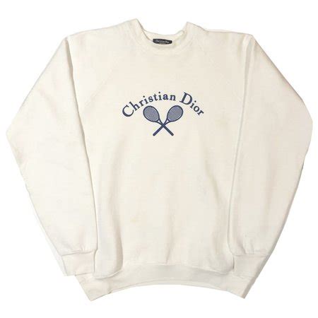 christian dior tennis racket sweatshirt